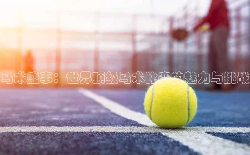 马术盛事：世界顶级马术比赛的魅力与挑战